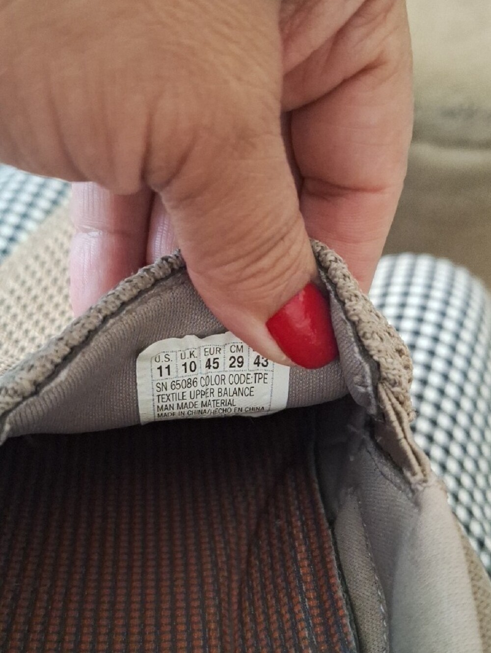Skechers Men's Slip-On Loafers in Taupe Knit - Picture 5 of 5